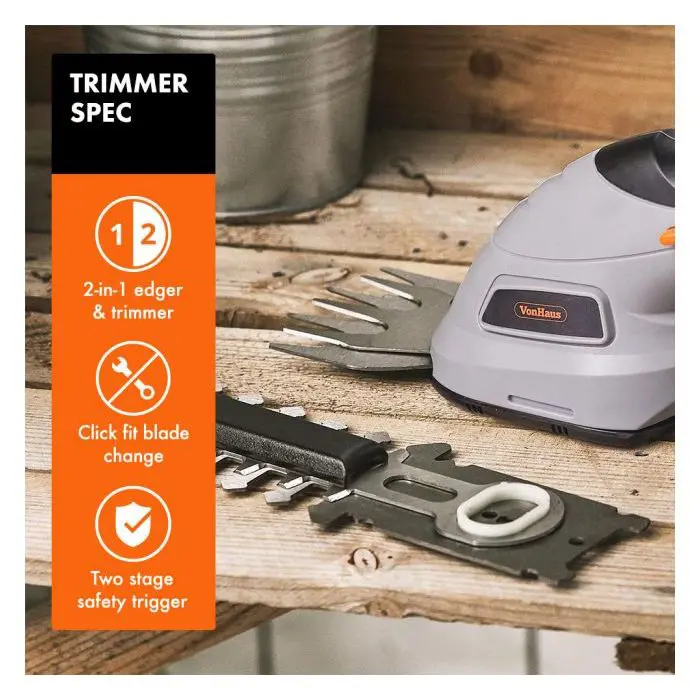 VonHaus cordless shears 2in1