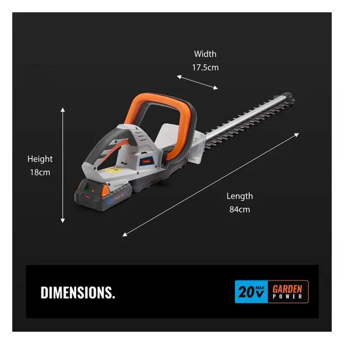 VonHaus cordless shrub shears G-Series