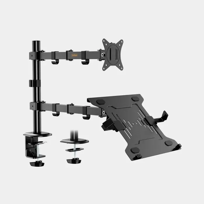 VonHaus dual desktop bracket for monitor and laptop