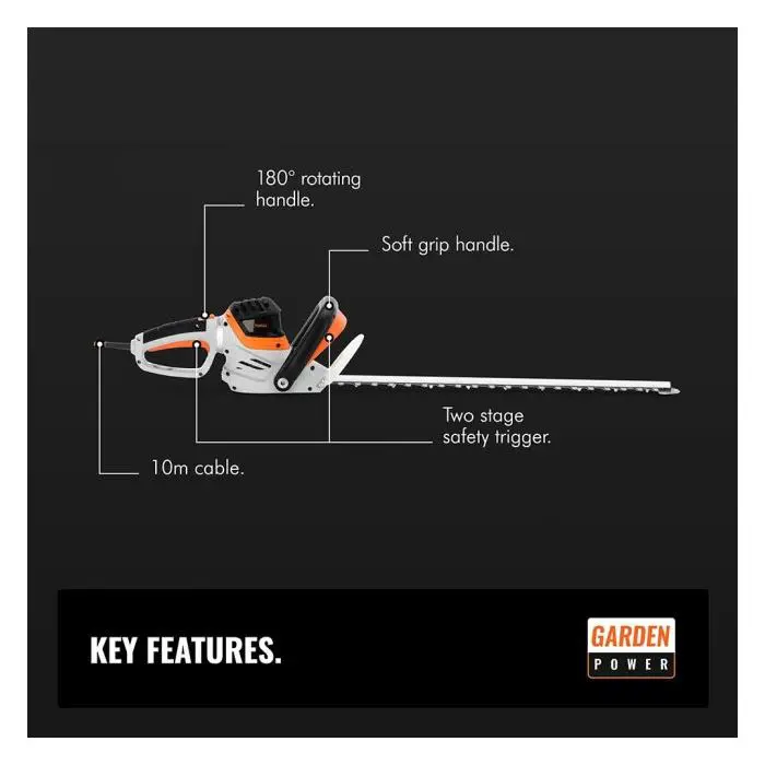 VonHaus electric shrub shears 710W