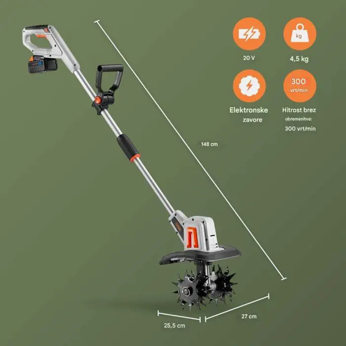 VonHaus G-Series 20V Cordless Garden Cultivator
