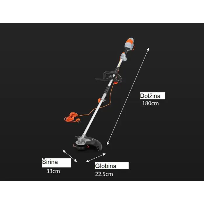 VonHaus garden mower F-Series with brush