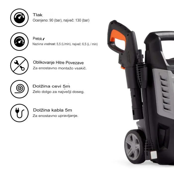 Vonhaus High Press Cleaner 1600W 3500263