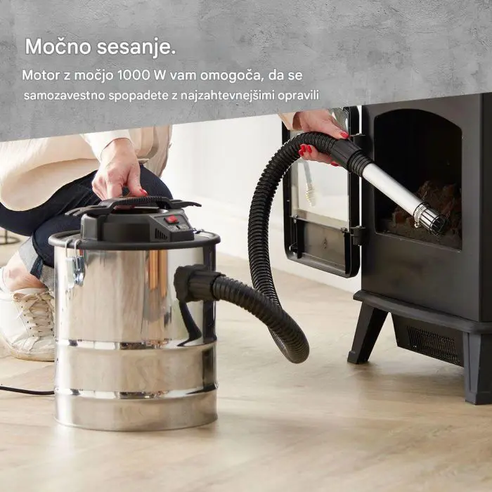 VonHaus Sesalnik za pepel 15 L, 1000 W