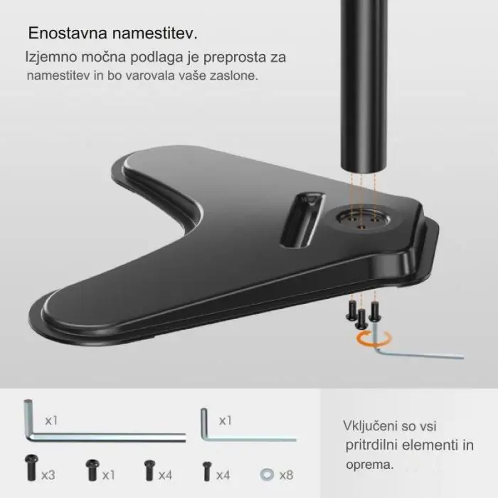 VonHaus single table stand