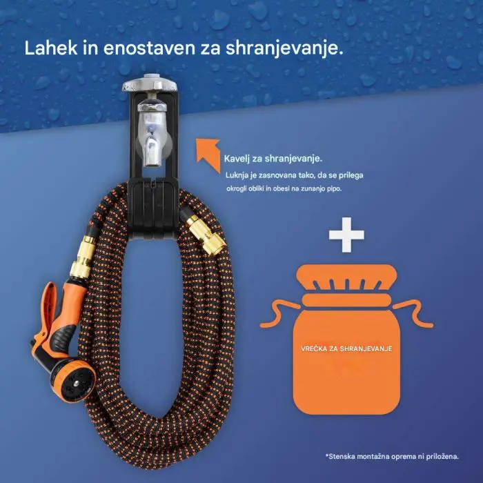 Vonhaus stretchable garden tube - 15 m