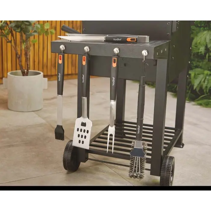 VonShef BBQ Skewer Set 5 Pieces with Storage Bag