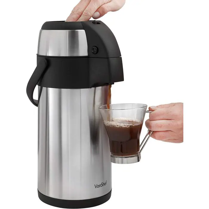 Vonshef thermos 3L stainless steel