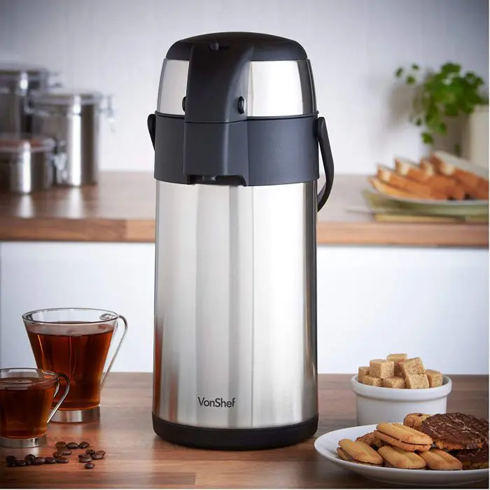 Vonshef thermos 3L stainless steel