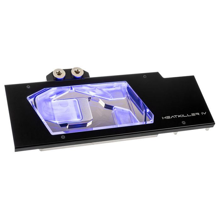 Watercool Heatkiller IV for Radeon RX 5700 / XT, RGB - Acryl + Nickel, black 15637