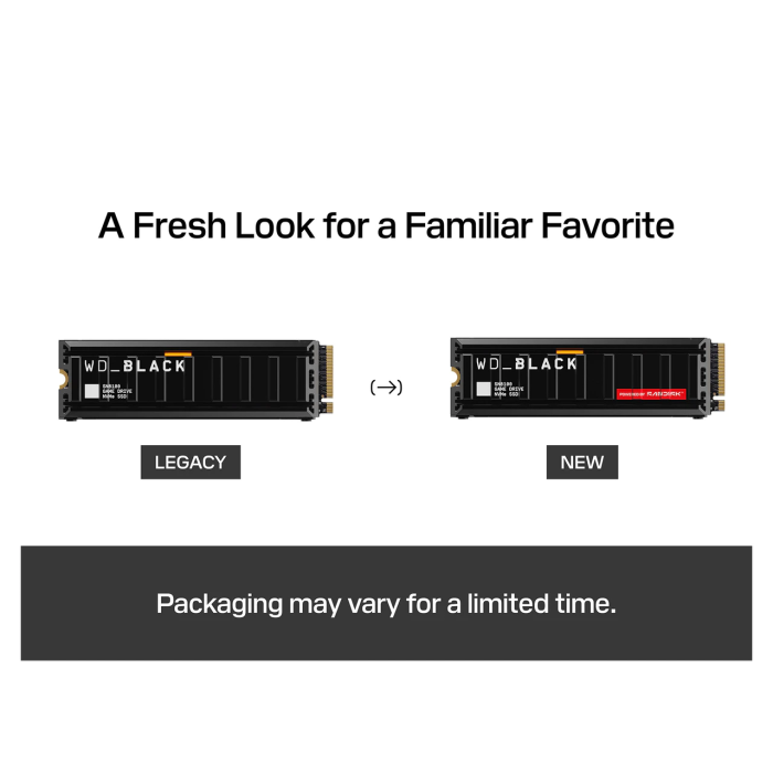 WD 4TB Black SN8100 M.2 2280 PCI-E 5.0 NVME 2.0 SSD Disk with Refrigerator