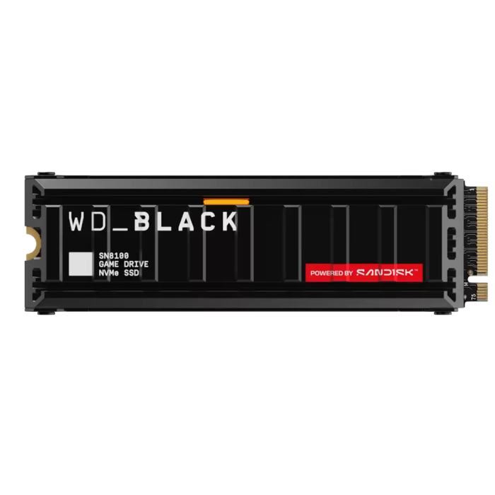 WD 4TB Black SN8100 M.2 2280 PCI-E 5.0 NVME 2.0 SSD Disk with Refrigerator