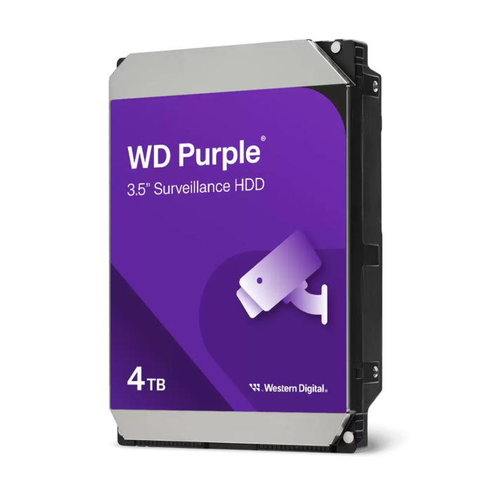 WD 4TB Purple 3,5" SATA 6Gb/s 5400rpm 128MB HDD disk