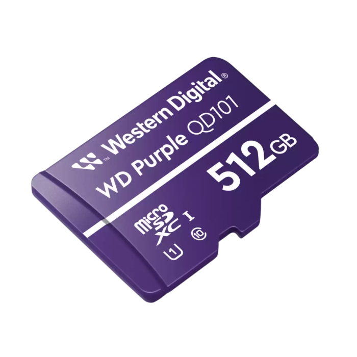WD 512GB Purple microSD Card Ultra