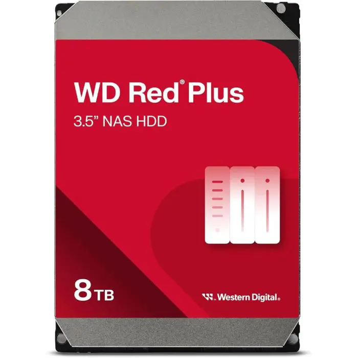 WD 8TB Red Plus 3,5" SATA 6Gb/s 5640rpm 256MB HDD disk
