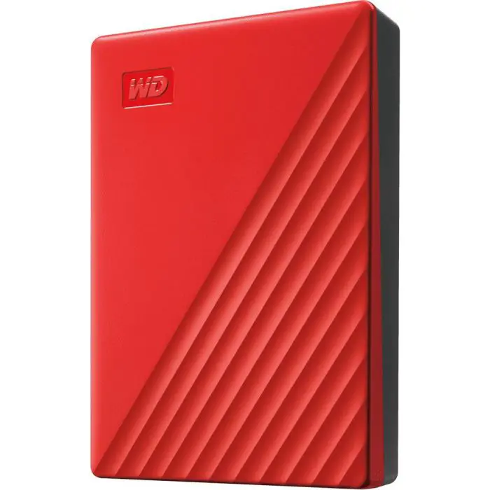 WD My Passport 4TB USB 3.0, red