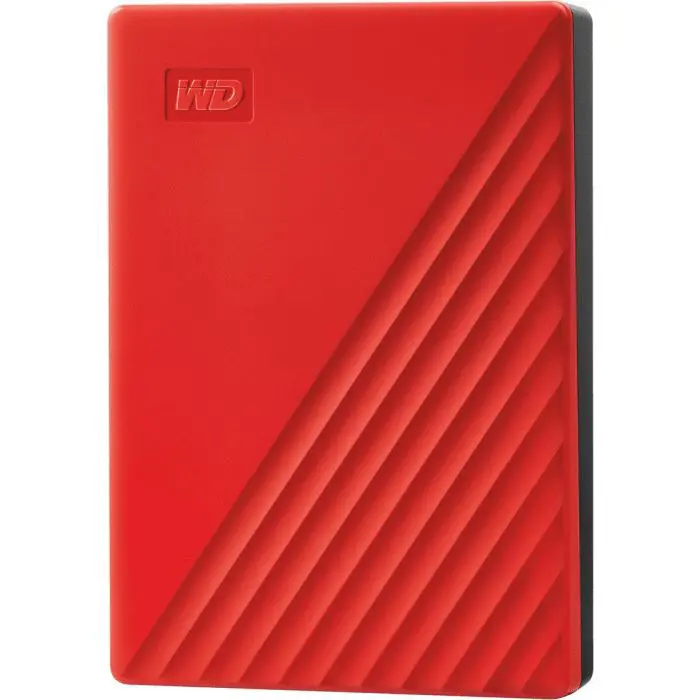 WD My Passport 6TB USB 3.2, red