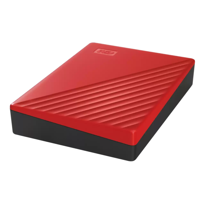 WD My Passport 6TB USB 3.2, red
