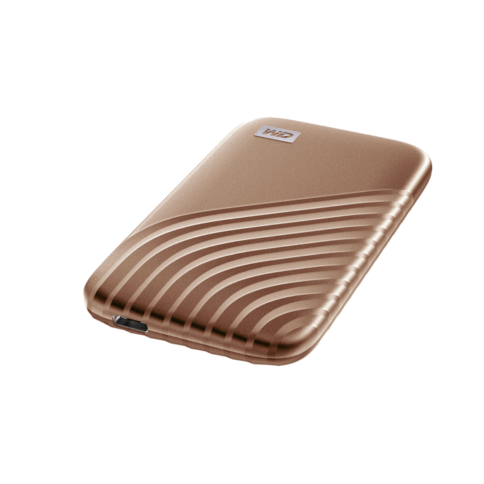 WD My Passport SSD 1TB, USB-C 3.2 gold