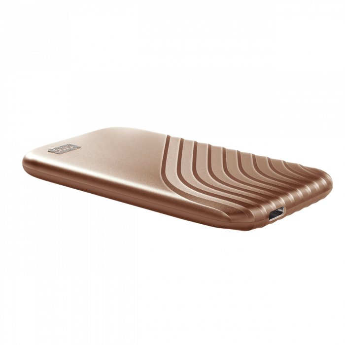 WD My Passport SSD 2TB, USB-C 3.2 gold