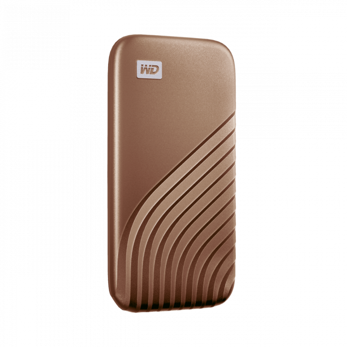 WD My Passport SSD 2TB, USB-C 3.2 gold
