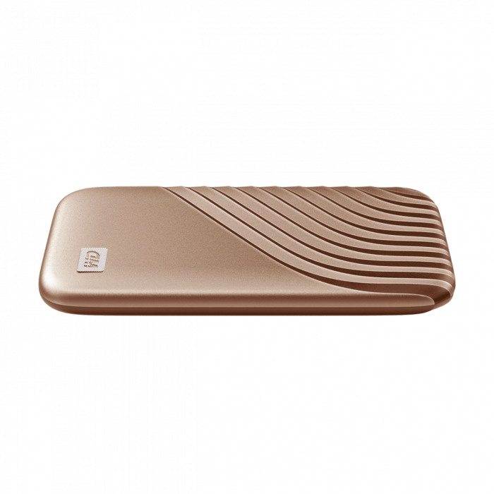 WD My Passport SSD 2TB, USB-C 3.2 gold
