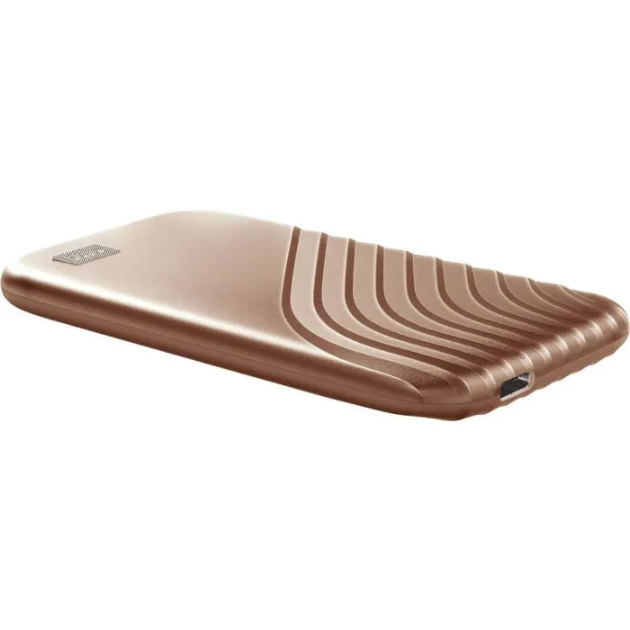 WD My Passport SSD 2TB, USB-C 3.2 gold