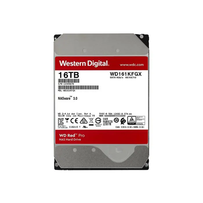 WD Red Pro 16TB 6Gb/s SATA HDD