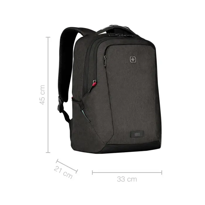 Wenger MX Professional torba za 16" prijenosnik, 21 L, heather grey