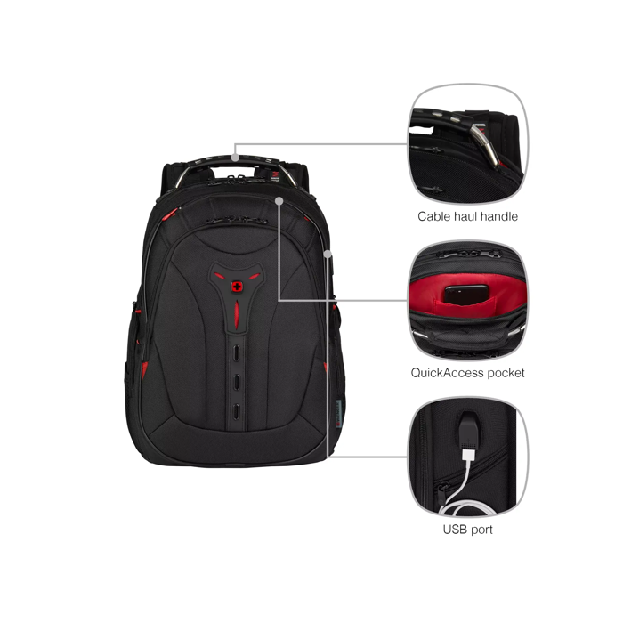 Wenger ruksak Pegasus Ballistic Deluxe za prijenosnike do 16", crni