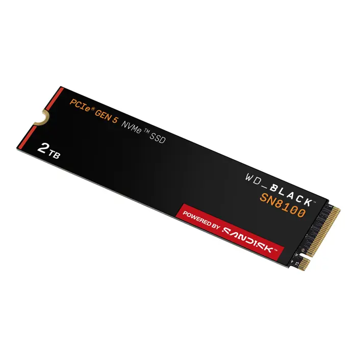 Western Digital Black SN8100 2 TB M.2 PCI Express 5.0 NVMe TLC 3D NAND