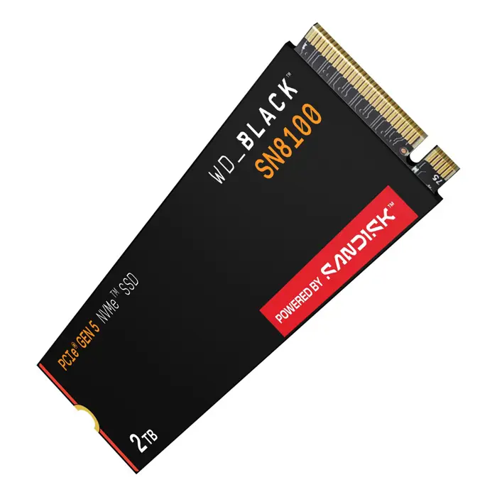 Western Digital Black SN8100 2 TB M.2 PCI Express 5.0 NVMe TLC 3D NAND