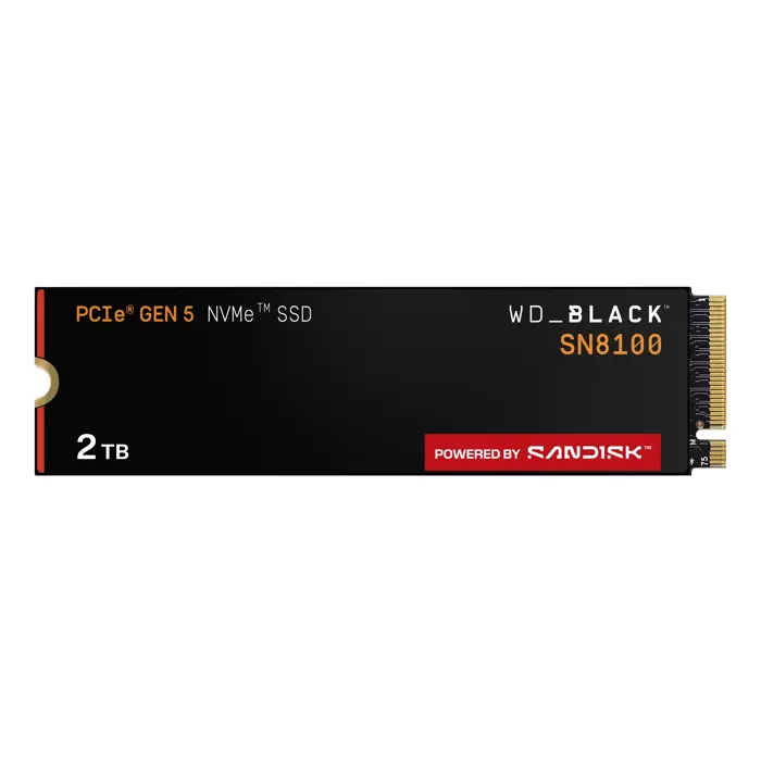 Western Digital Black SN8100 2 TB M.2 PCI Express 5.0 NVMe TLC 3D NAND