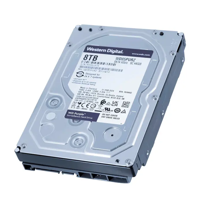 Western Digital Blue 8TB WD PURPL 8TB WD PURPLE 3.5" Serial ATA III