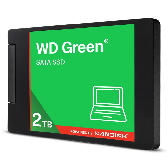 Western Digital Green WD ™ SATA SSD 2,5"/7 mm POWERED BY SANDISK 2 TB
