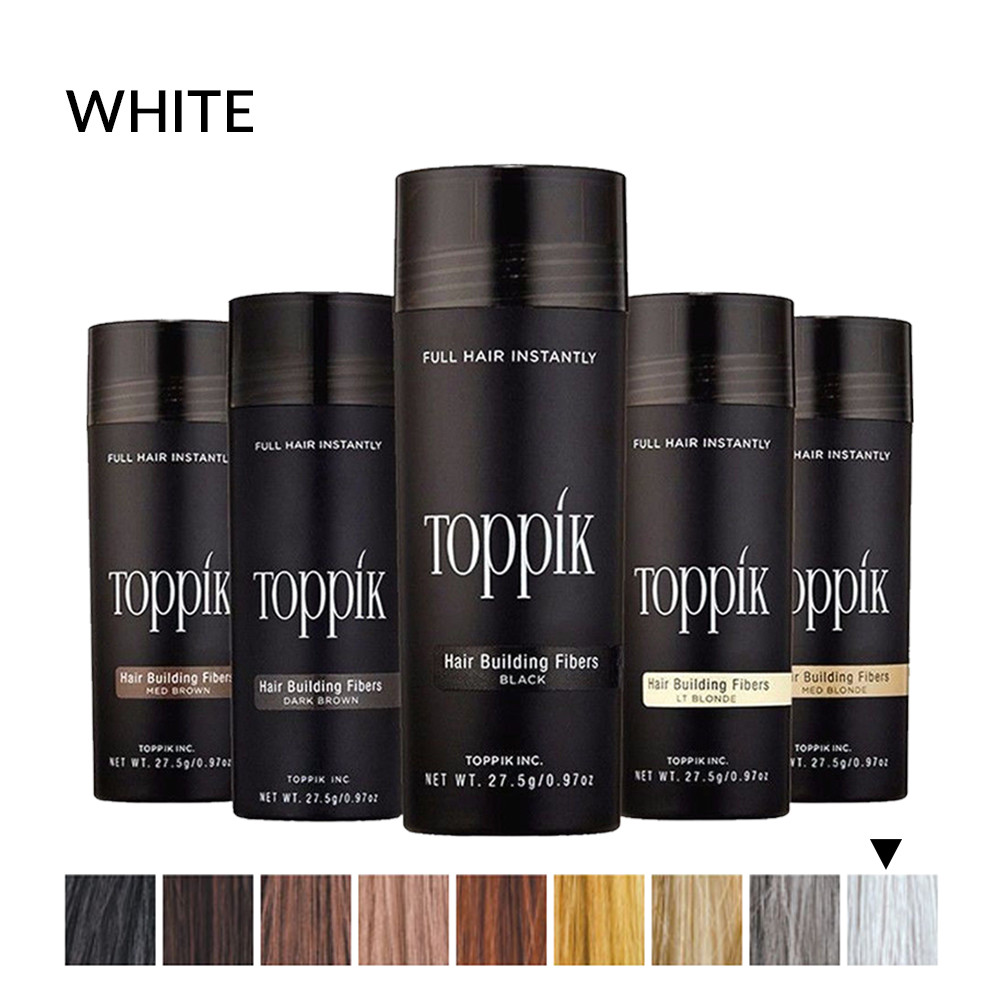 Toppik vlakna za kosu, White / Bijela (velika 27,5 g, do 50 nanosa) - 649