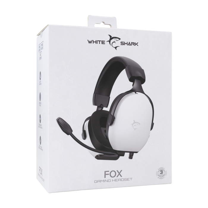 WHITE SHARK gaming slušalice GH-2445 FOX bijele