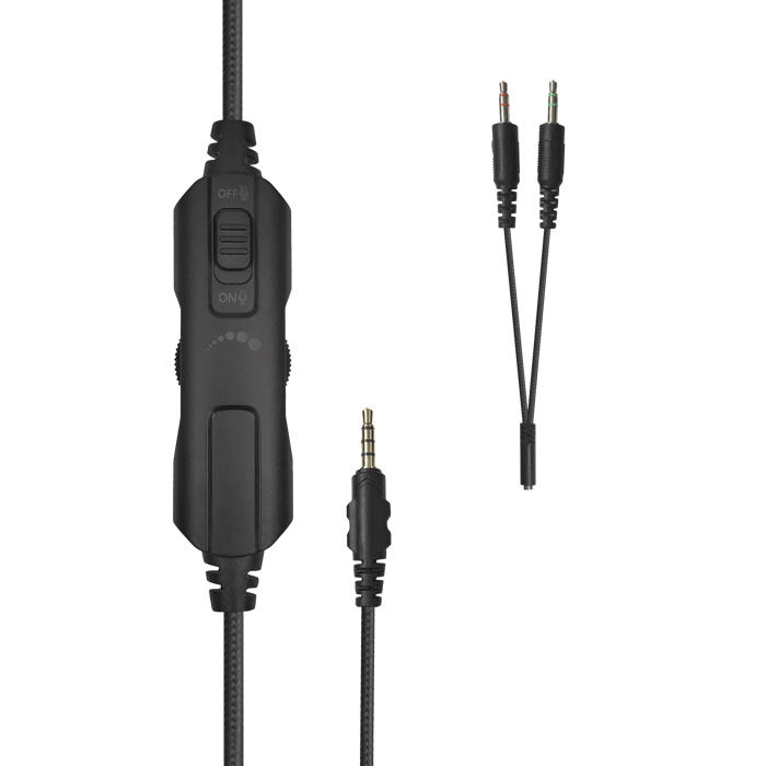 WHITE SHARK gaming slušalice GH-2540 ELEPHANT crne
