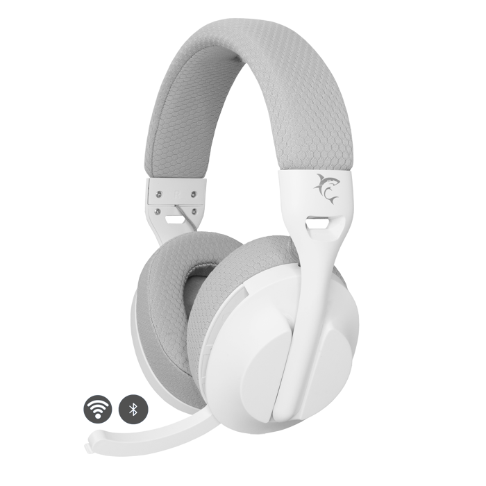WHITE SHARK gaming slušalice WGH-2441 FALCON bijelo/sive - Wireless