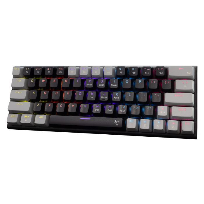 WHITE SHARK gaming tipkovnica GK-002111V2 WAKIZASHI-2 crno siva crv.sw US
