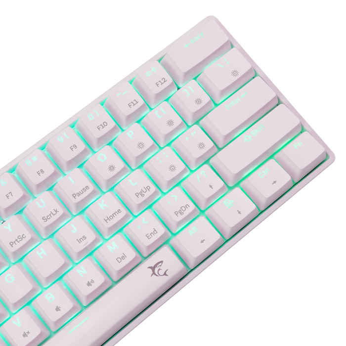 WHITE SHARK gaming tipkovnica GK-004231 SHINOBI-2 bijela sm.sw. US