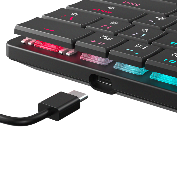 WHITE SHARK gaming tipkovnica GK-006111 NAGAMAKI crna crv.sw. US