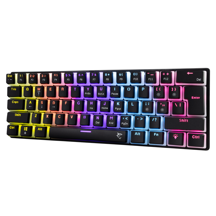 WHITE SHARK gaming tipkovnica GK-2202 ASHIKO-2 crna pl.sw.