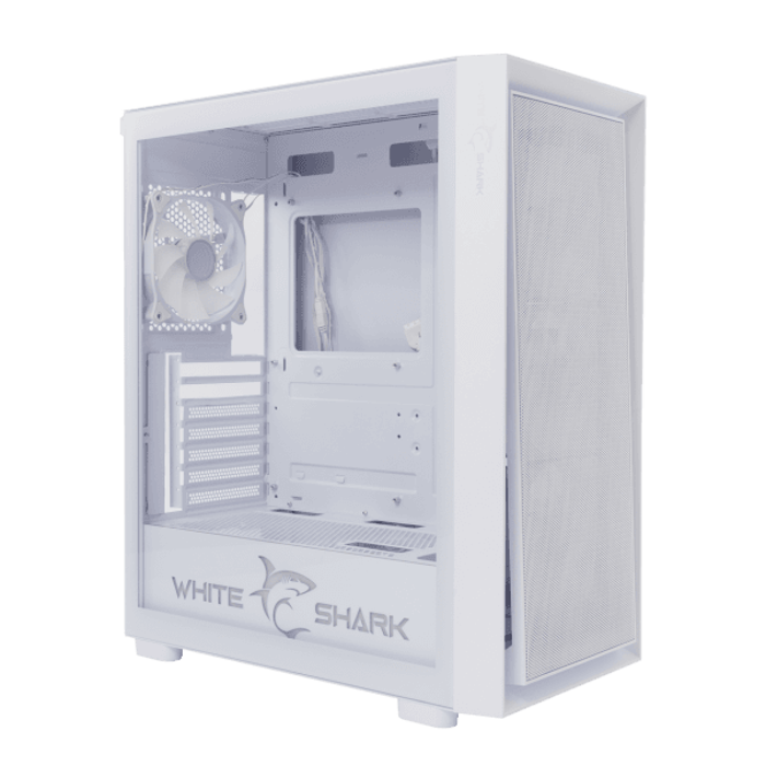 White Shark KUĆIŠTE GCC-2401 WARHEAD-3 BIJELO / 4 Fans 12cm RGB