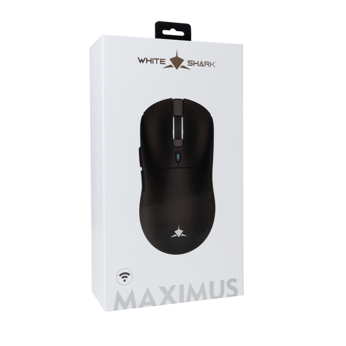 WHITE SHARK PL gaming miš GM-9010 MAXIMUS 26.000dpi crni