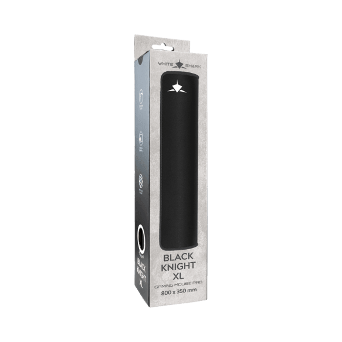 WHITE SHARK podloga za miša GMP-2501 BLACK KNIGHT XL 80x35cm