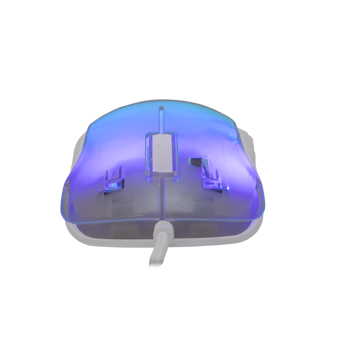 WHITE SHARK RGB gaming miš GM-5017 MORDRED bijeli 12.800dpi