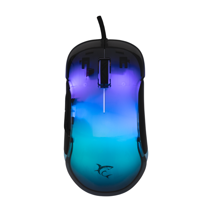 WHITE SHARK RGB gaming miš GM-5017 MORDRED crni 12.800dpi