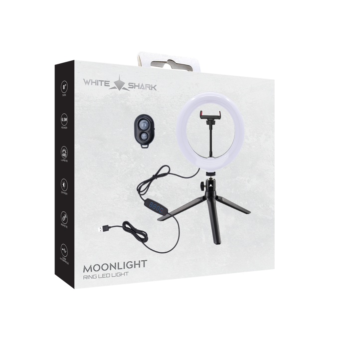 WHITE SHARK ring led svjetlo RL-08 MOONLIGHT-2 21cm