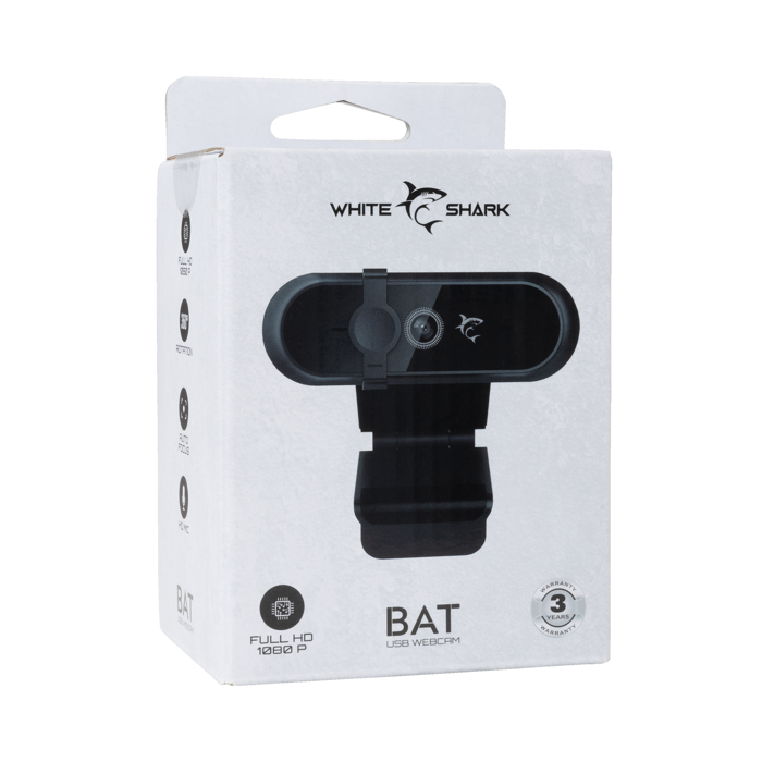 WHITE SHARK web kamera GWC-005 BAT 1080p Full HD